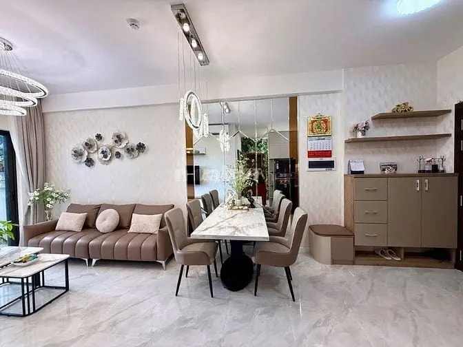 Full Nt Cao Cấp!! Căn Hộ Privia Mới 100% Trực Diện Hồ Bơi 2Pn 2Wc