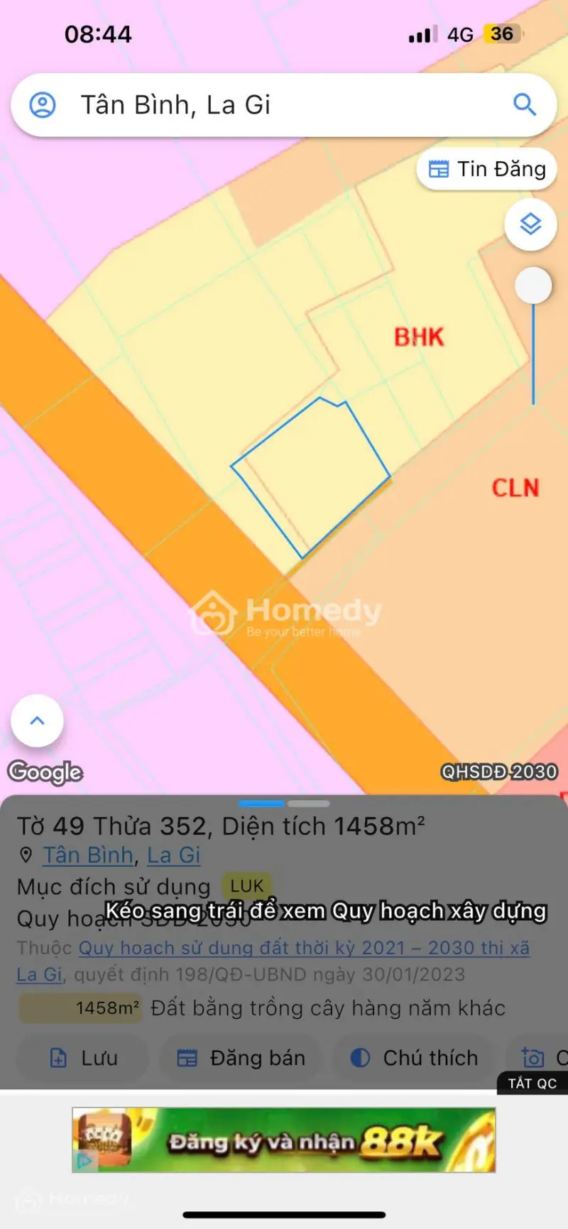 Bán 1.5 Sào Đất Hẻm Nguyễn Thông - Tân Bình - Lagi Giá Rẻ 1.6 Tỷ