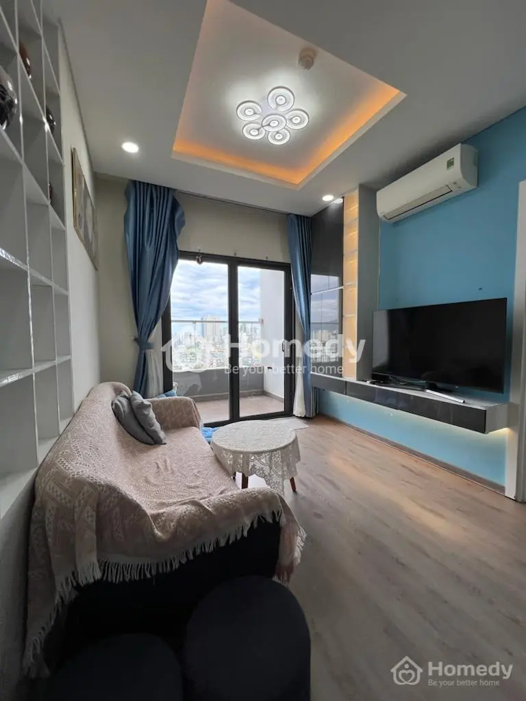 Cho Thuê Căn Hộ 2 Phòng Ngủ Monarchy, View Biển Tầng Cao Thoáng Mát, Full Nội Thất Vào Ở Ngay