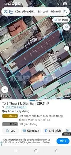 Bán Đất Đường 154 Tân Phú Quận 9 Giá 32 Tỷ Tặng Dãy Trọ