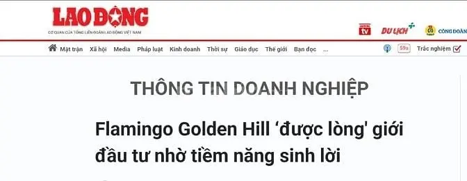 Bán Đất Mặt Sau Sát Flamingo Golden Hill, 43Tr/M2, Ba Sao - Hà Nam