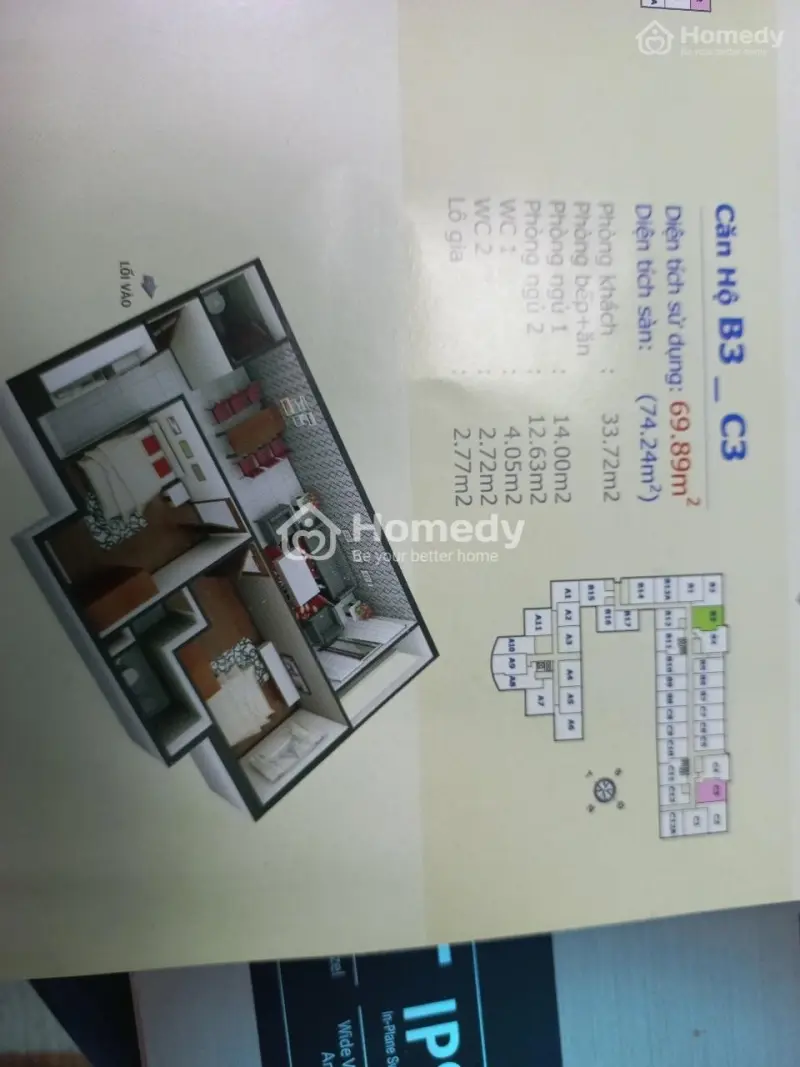 Bán Căn Hộ Hqc Hóc Môn - 75M2, 2 Ngủ, 2Wc, Giá 1.35 Tỷ Full Chi Phí Nhận Nhà Như Hình