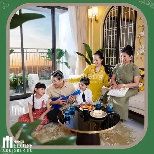 Căn Hộ 2+1 Pn Chung Cư Hà Nội Melody Residences T9/2025 Chỉ 69Tr/M2