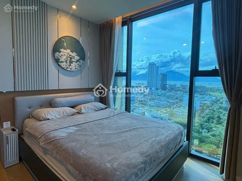Cho Thuê Căn Hộ 2Pn View Sông Hàn Cc Sam Towers (Risemount Cũ) Full Nội Thất, Đầy Đủ Tiện Ích