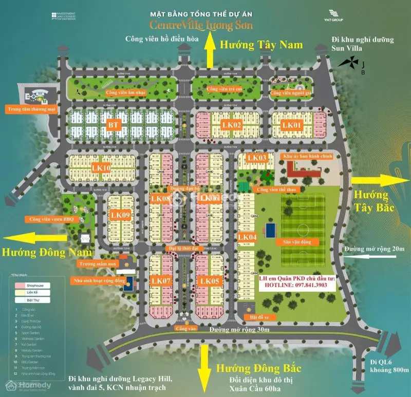 Đầu Tư Ngay! Duy Nhất Liền Kề Hướng Đông Nam 108M2 Cực Vip