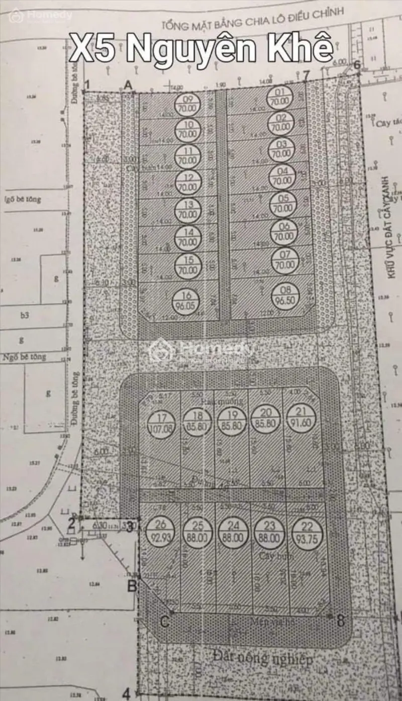 ✅ Bán Đất Đấu Giá X5 Nguyên Khê Đông Anh - 88M - Mặt Đường 15M