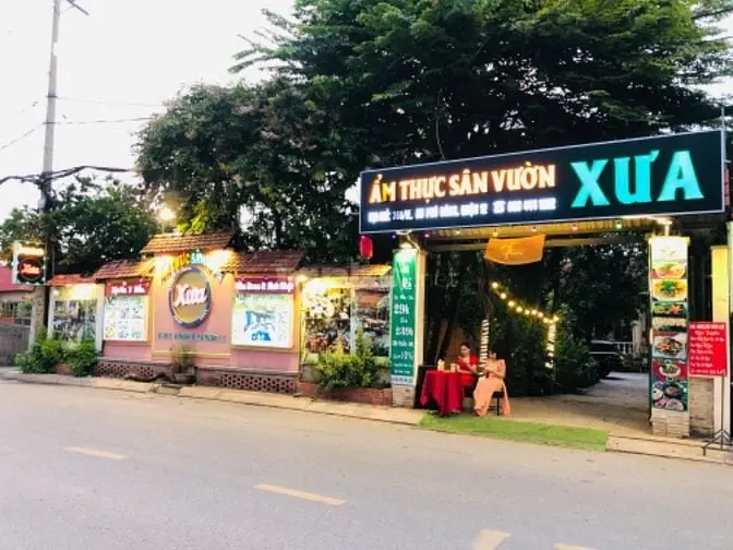 Sang Quán Ẩm Thực Sân Vườn Quận 12