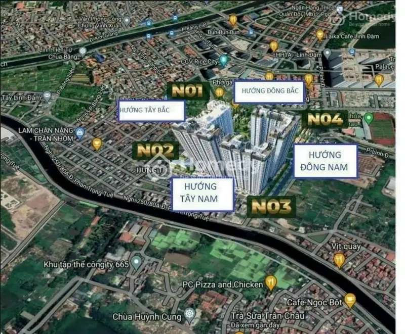 Căn Hộ 2+1 Pn Chung Cư Hà Nội Melody Residences T9/2025 Chỉ 69Tr/M2