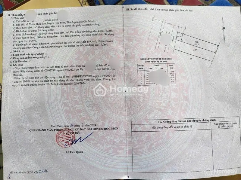 🔥Kẹt Tiền Nên Mới Bán Miếng Đất Này – 5 X 27 Ngay Ngã 4 Hóc Môn, Nguyễn Văn Bứa – Giá 880 Triệu