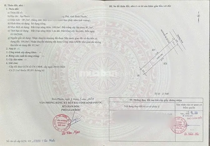 Cần Bán Gấp Lô Đất Sổ Sẵn Ở Đồng Phú - Đồng Nai Giá Hạt Dẻ
