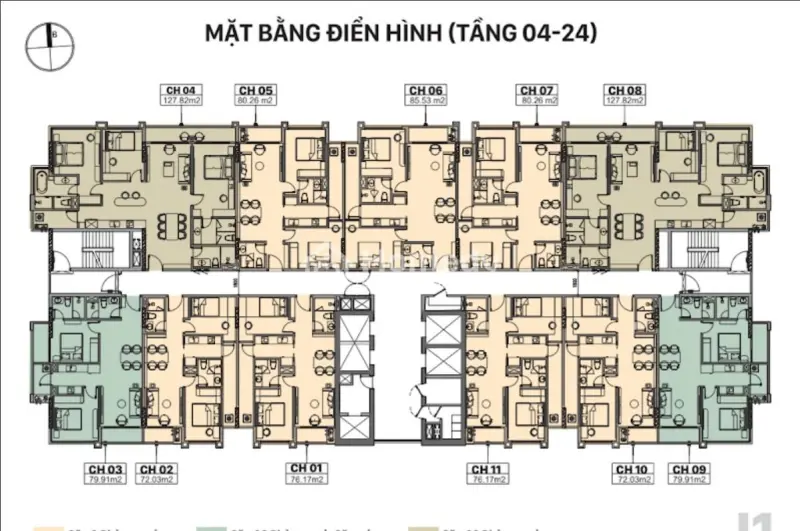 Chỉ Hơn 1 Tỷ Sở Hữu Ngay Căn Hộ 2N 80M² Ngay Gần Ngoại Giao Đoàn - Chiết Khấu Lên Đến 13,5%