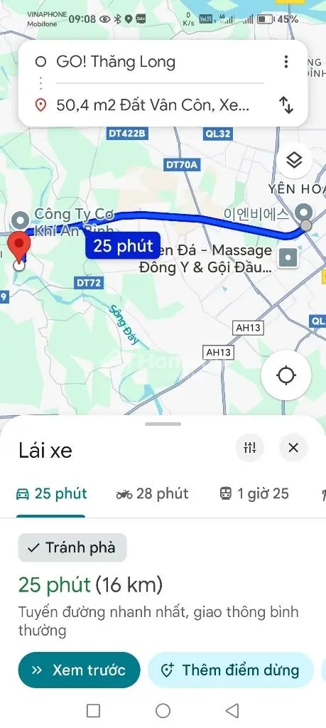 Bán Đất Sổ Đỏ Cc Vân Côn, Hoài Đức, Hà Nội