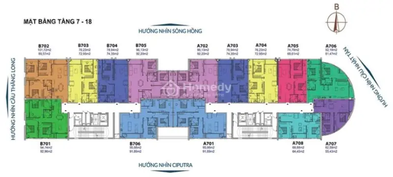 Thiện Chí Bán!! Căn Góc 3 Ngủ, View Thành Phố -S 92M2 - Cc Tây Hồ Riverview - Lốt Ôtô - Giá 7.X Tỷ