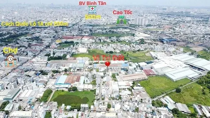 Bán Nền Đất Đẹp- Đường Tây Lân- Phường Bình Trị Đông A- Quận Bình Tân