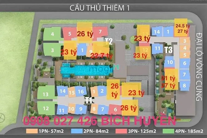 Cập Nhật Rổ Hàng 3Pn The River Gía Tốt T9/2025 (3Pn-View Sông 22.8Tỷ