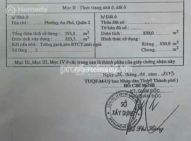 Bán Đất Vàng Tại An Phú, Thích Hợp Dự Án Nghỉ Dưỡng, 830M2 Đất, 130 Tỷ
