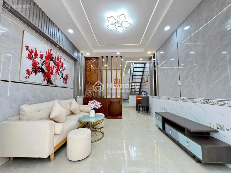 Nhà Mới 2 Phòng Ngủ, Full Nội Thất Chỉ 680 Triệu/Căn. Cách Chợ Bình Chánh Đúng 3Km