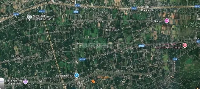 Tôi Chủ. Bán Đất Chợ Gạo, Tiền Giang. Giá Rẻ 1200M2 660Tr