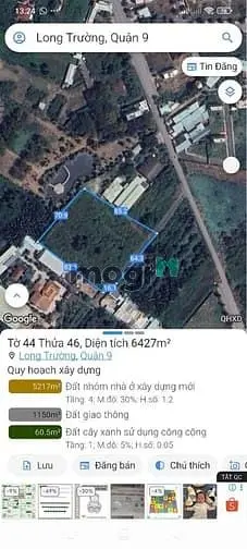 Cần Bán 8579M2 Có 4558M2 Thổ Mặt Đường Trường Lưu