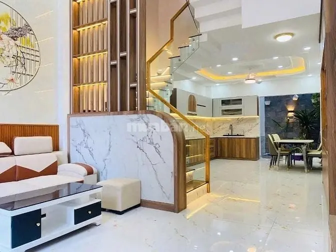 Nhà 66M2 Đường Nguyễn Văn Đậu,Bình Thạnh.gần Chợ Phan Văn Trị.sổ Sẵn