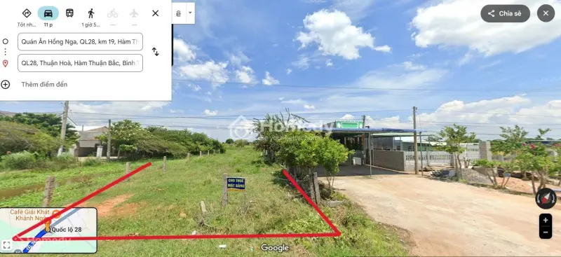 Cho Thuê Mặt Bằng Kinh Doanh Mặt Tiền Quốc Lộ 28, Diện Tích Lớn: 1.800M2