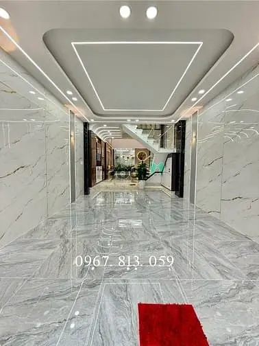 Nhà Đường Thông, Dt:4.2X19M, Lửng, 3Lầu, 4Pn, 6Vs, Gara Ô Tô, S/Thượng