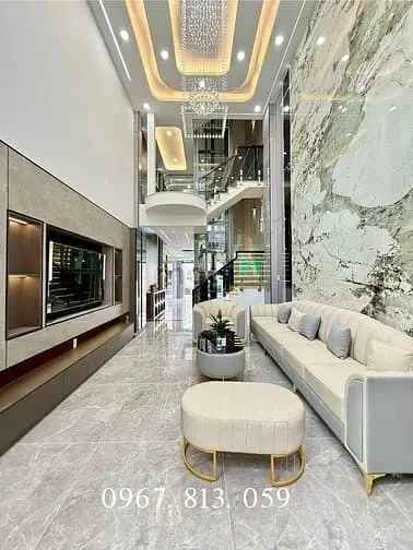 Nhà Có Thang Máy, Dt:4X23M, Lửng, 3Lầu, 4Pn, 6Vs, Gara Ô Tô, S/Thượng