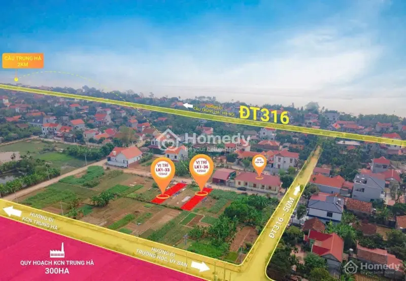 Đất Nền Khu Công Nghiệp Trung Hà -Thanh Thuy Phu Thọ