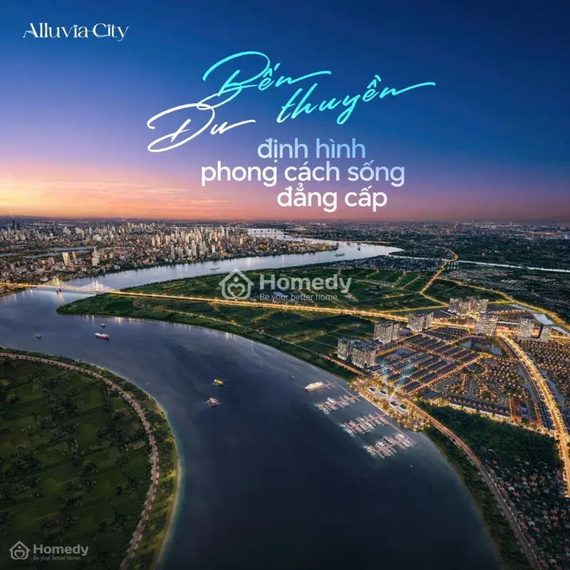 Aluvia Cty - Thành Phố Sinh Thái Độc Bản Ven Sông Hồng