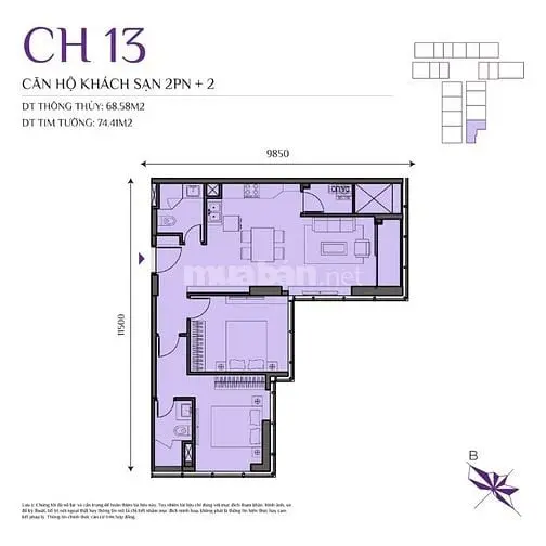 Căn Góc 2 Ngủ Khan Hiếm Ưu Đãi Đặc Biệttại The Ninety Complex 90 Láng