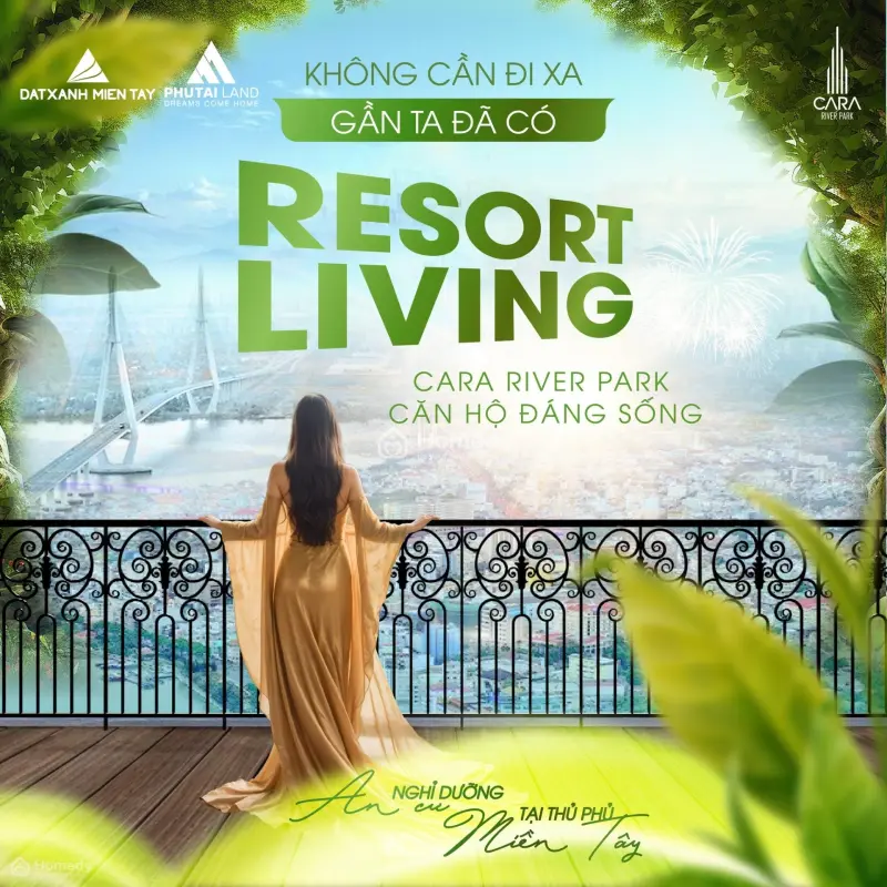 Căn Hộ Cao Cấp Cara River Park - Gần Trung Tâm Hành Chính Tỉnh Và Cầu Cần Thơ
