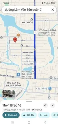 Nhà + 480M2 Đất, Mt Đường 37, Khu Lăm Văn Bền, Bình Thuận Q7