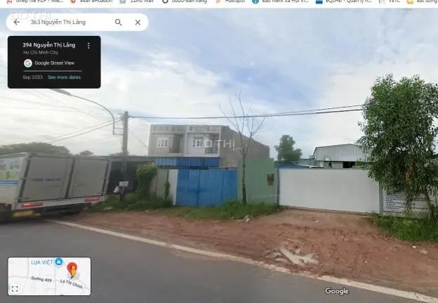 Cho Thuê Đất Trống Mặt Tiền Đường Nguyễn Thị Lắng