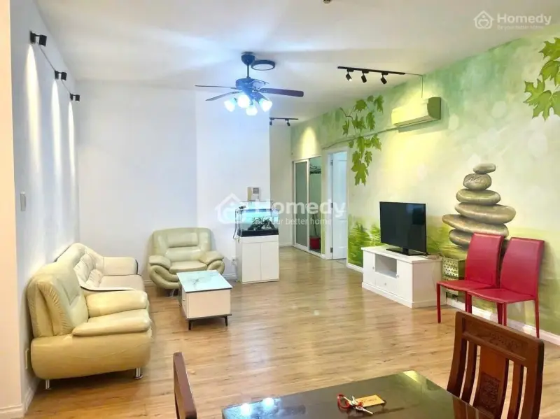 Chung Cư Đinh Tiên Hoàng, Q1: 2P Ngủ, 90M2, Full Nội Thất, 12Tr/Th