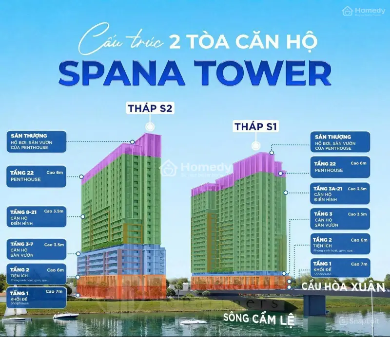 Chỉ 700 Tr Sở Hữu Ngay Căn Hộ Spana Tower - Sống Đẳng Cấp Giữa Lòng Đà Nẵng