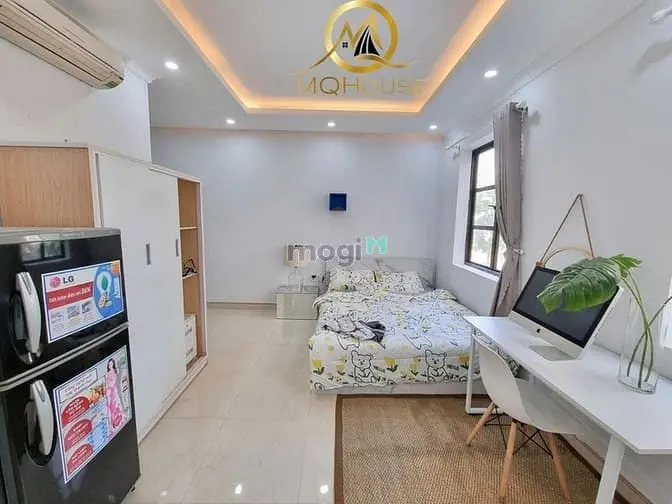 Cho Thuê Căn Hộ Full Nội Thất Cửa Sổ Ngay Trong Khu City Land Gò Vấp
