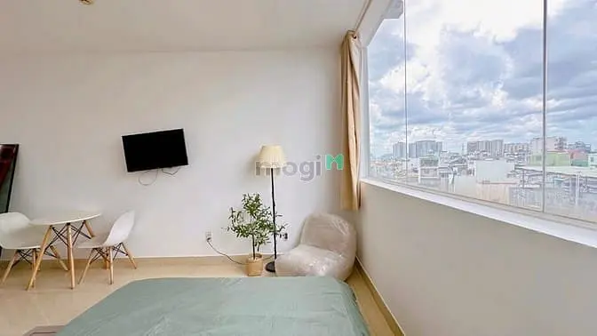 Cho Thuê Căn Hộ Full Nt Ở Gần Chợ Bà Chiểu, Ngã Tư Hàng Xanh Đi Về Q1