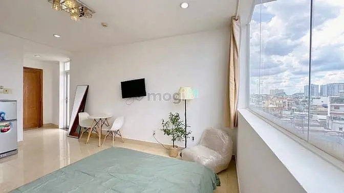 Cho Thuê Căn Hộ 35M2 - Full Nội Thất Cửa Sổ Trời Lớn Gần Chợ Bà Chiểu