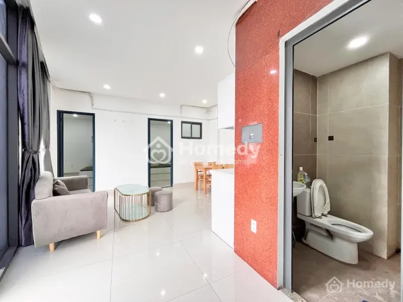 🔥🔥Cho Thuê Căn Hộ 2Pn, Đặng Thuỳ Trâm, Bình Thạnh, Gần Đại Học Văn Lang