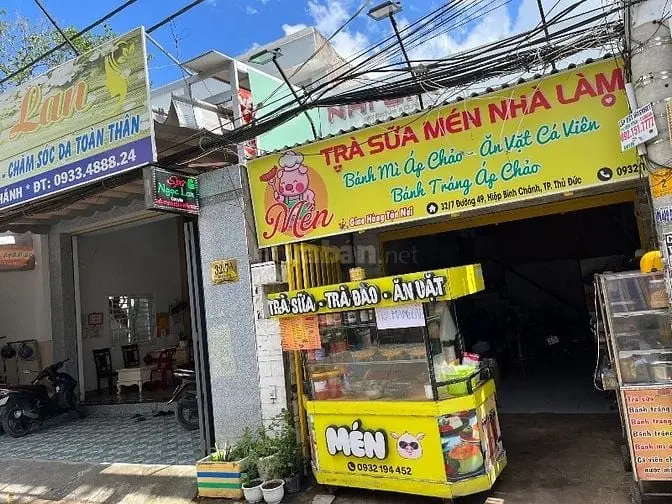 Cho Thuê Nhà Mặt Tiền Đường 4Mx20M