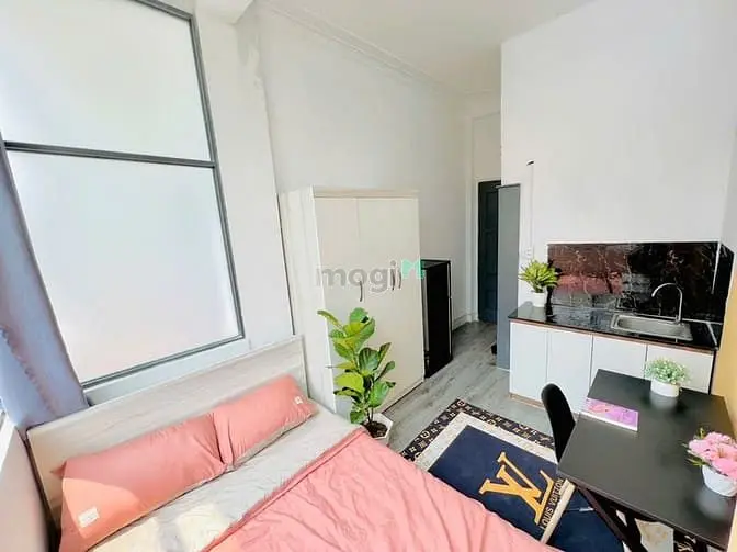 Cho Thuê Căn Hộ Studio Full Nội Thất Có Cửa Sổ Trung Tâm Gò Vấp