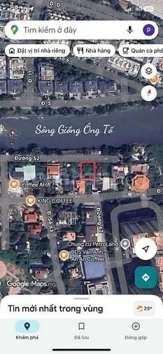 Bán Đất Mặt Tiền Trực Diện Sông Dt 155M2 (10M X 15.5M) - Giá 23 Tỷ