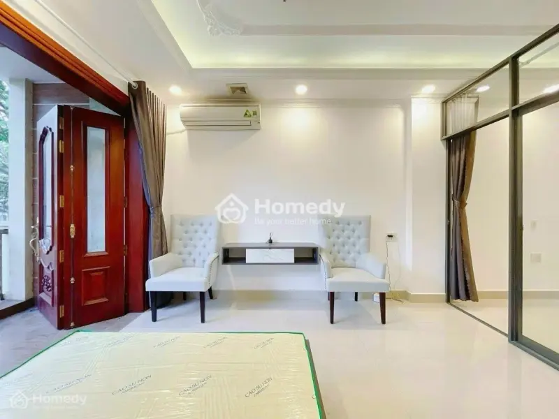Cho Thuê Căn Hộ 1Pn_Siêu To_Máy Giặt Riêng_Gần Cv Lê Văn Tám_Full Nội Thất_Ban Công_Chợ Tân Định