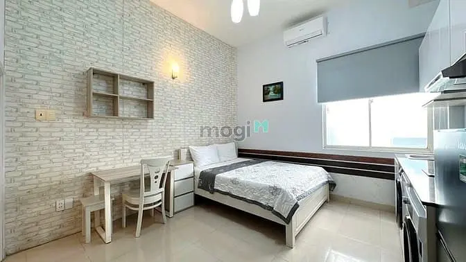 Trống Phòng Studio Của Sổ Lớn - Máy Giặt Sấy Riêng - Trần Não, Quận 2