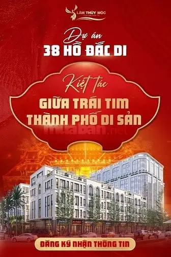 Đăng Kí Nhận Thông Tin Ngay Hôm Nay. Chính Thức Dự Án 38 Hồ Đắc Di, Tp