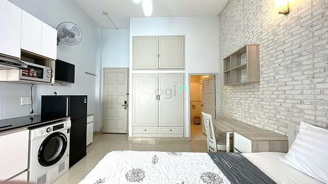 Trống Phòng Studio Của Sổ Lớn - Máy Giặt Sấy Riêng - Trần Não, Quận 2