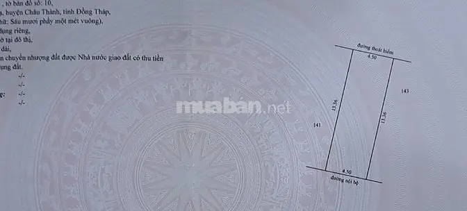 Bán Đất Nền Giá Rẻ Kcn An Nhơn Cái Tàu Hạ Châu Thành Đồng Tháp, Ql80