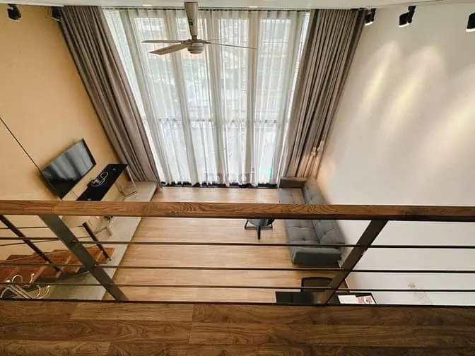Cho Thuê Căn Hộ Duplex Ban Công Rộng Ở Đường Nguyễn Gia Trí Tiện Đi Q1