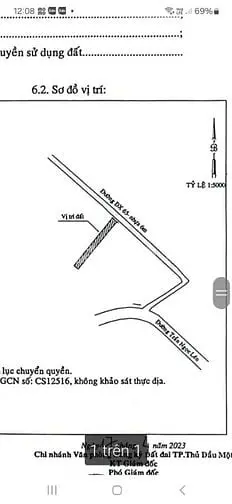 Bán Đất Thủ Dầu Một Bình Dương Ngang 39 Dài 100M Có 800M Thổ Cư
