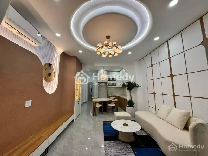 Sát Quận 1 - Chợ Bà Chiểu Hxh 5 Tầng Mới Xây Full Nội Thất Ngang 4M Nở Hậu Nhỉnh 8Đ